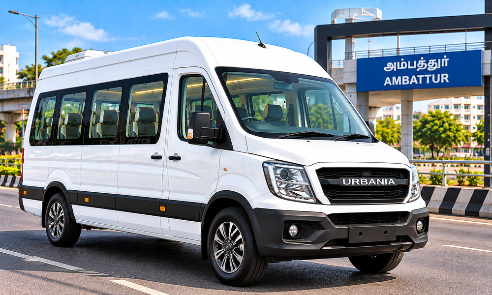 Force Urbania vehicle exterior for group travel in Chennai