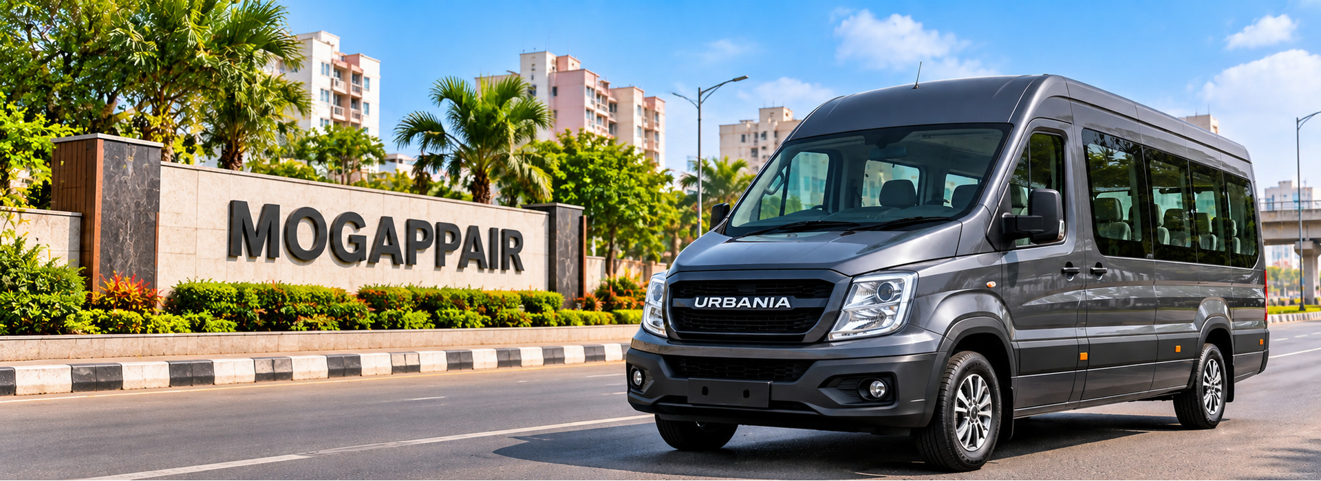 Tempo Traveller rental in Mogappair for comfortable group journeys