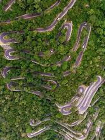 70 Hairpin Bends View
