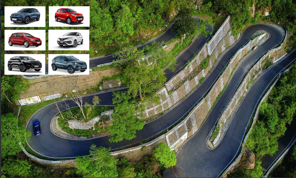 Kolli Hills lush green valley and winding ghat road