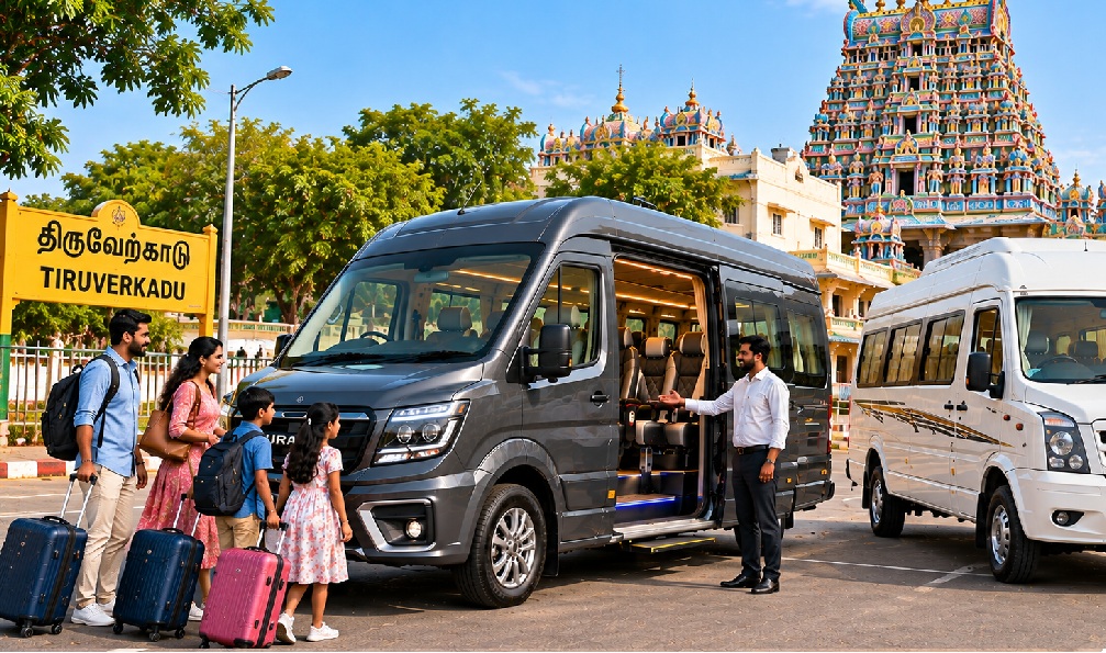 Luxury Urbania and Tempo Traveller for family and group travel from Tiruverkadu